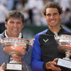 Toni Nadal and Rafael Nadal