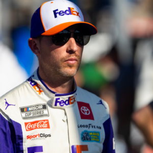 NASCAR Cup Series driver Denny Hamlin during qualifying for the NASCAR Championship Race at Phoenix Raceway.