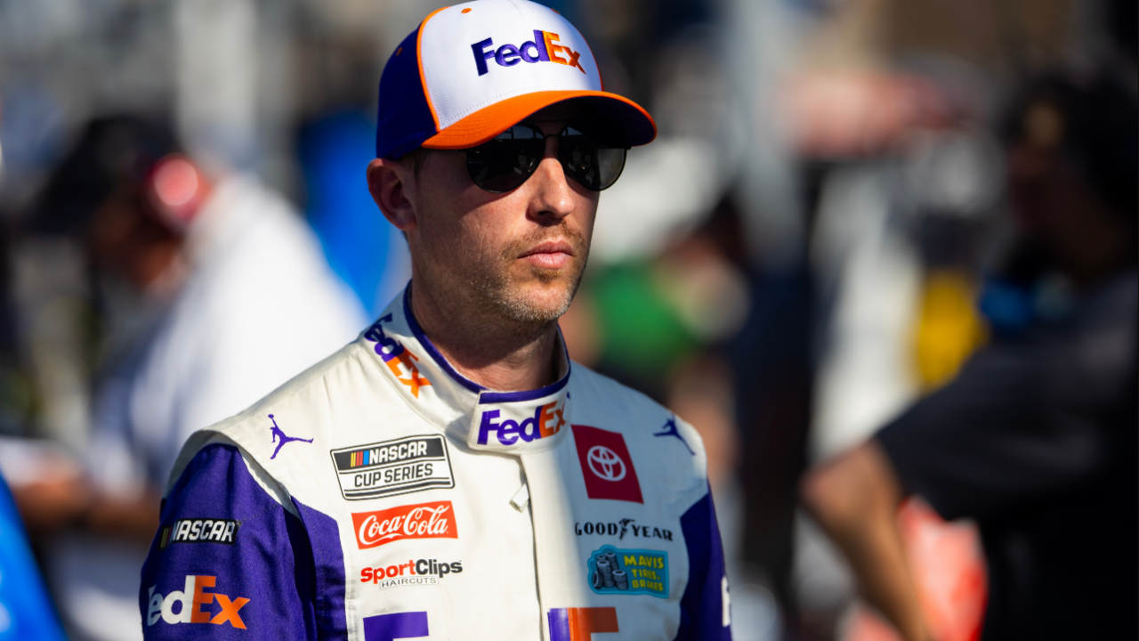 NASCAR Cup Series driver Denny Hamlin during qualifying for the NASCAR Championship Race at Phoenix Raceway.