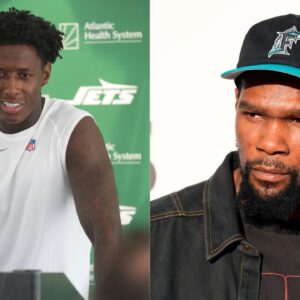 Kevin Durant Makes a Stern Response To Jets Star Sauce Gardner For Claiming He Could Score On KD