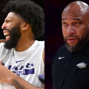 LeBron James, Anthony Davis, and Darvin Ham