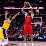 Brandon Ingram shooting the ball