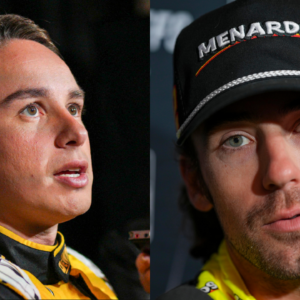 Christopher Bell(L) and Ryan Blaney(R)