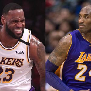LeBron James and Kobe Bryant