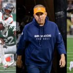 Courtland Sutton, Sean Payton and Bo Nix