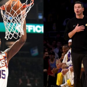 Kevin Durant(L) and JJ Redick(R)