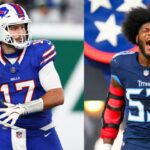 Josh Allen(L) and Ernest Jones(R)