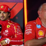 Carlos Sainz (L) and Frederic Vasseur (R)