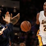 Brandon Jennings (L) and Kobe Bryant (R)