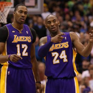 Dwight Howard and Kobe Bryant in 2012