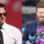 Tom Brady (L) and Ryan Fitzpatrick (R).