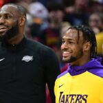LeBron and Bronny James