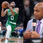 Jayson Tatum (L) and Charles Barkley (R)