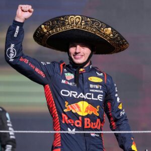 VERSTAPPEN Max F1 Team Red Bull Racing at the award ceremony F1 Grand Prix of Mexico 2023 on 29 10 2023 in Mexico