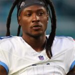 Tennessee Titans wide receiver DeAndre Hopkins (10) warms up prior to the game against the Miami Dolphins at Hard Rock Stadium.