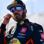 NASCAR Cup Series driver Martin Truex Jr. (19) during qualifying for the South Point 400 at Las Vegas Motor Speedway.