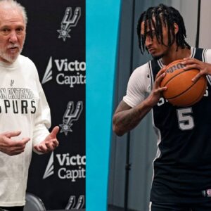 Gregg Popovich “Very Impressed” with Spurs Rookie Stephon Castle
