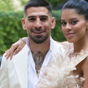 Ilia Topuria (L), Giorgina Uzcategui (R)