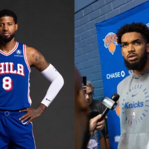 “Karl-Anthony Towns Is Awful, He’s Old”: Paul George Jokingly Mocks “Terrible” Knicks Trade