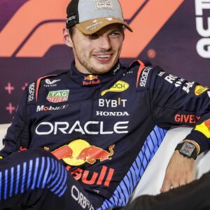 VERSTAPPEN Max (ned), Red Bull Racing RB20, portrait, press conference, PK, Pressekonferenz during the Formula 1 Pirelli United States Grand Prix 2024