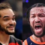 Joakim Noah and Jalen Brunson