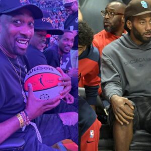 Gilbert Arenas (L) and Kawhi Leonard (R)