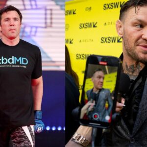 Chael Sonnen (L) and Conor McGregor (R)
