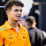 Lando Norris (4) of United Kingdom and team McLaren F1 Team enters the paddock before the Sprint Race