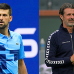 Novak Djokovic and Patrick Mouratoglou