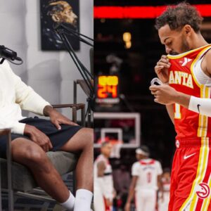 Jeff Teague (L) and Trae Young (R)