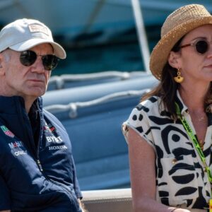 Adrian Newey's Wife Falls For "Hawk Tuah" Flag-Waving Hoax: "The World’s Gone Mad"