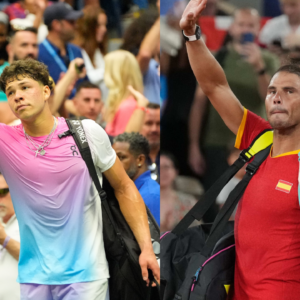 Ben Shelton and Rafael Nadal