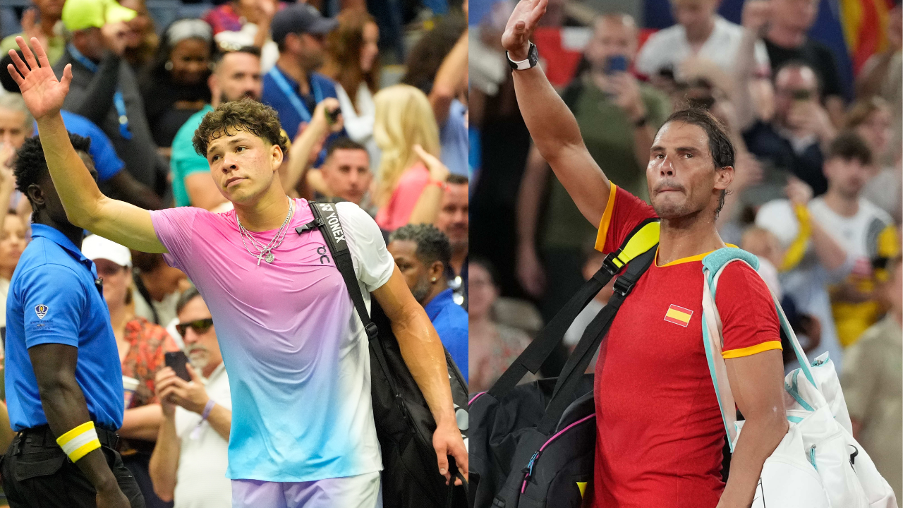 Ben Shelton and Rafael Nadal