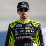 NASCAR Cup Series driver Ryan Blaney (12) before practice for the Food City 500 at Bristol Motor Speedway.