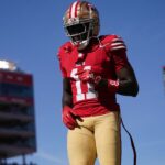 San Francisco 49ers wide receiver Brandon Aiyuk (11)