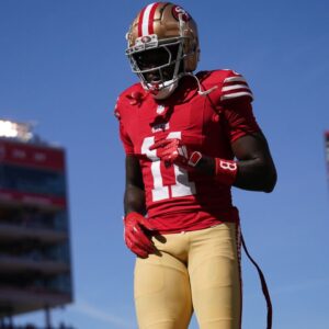 San Francisco 49ers wide receiver Brandon Aiyuk (11)