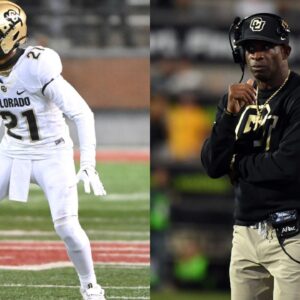 Shilo Sanders(L) and Deion Sanders(R)