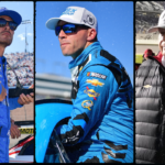 Kyle Larson, Ross Chastain and Rick Hendrick.