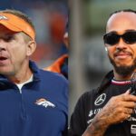 Head Coach Sean Payton Gets 7x F1 Champion Lewis Hamilton to Break Down Denver Broncos Team Huddle