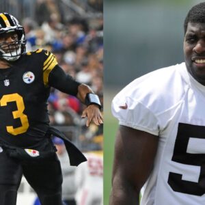 Russell Wilson and Emmanuel Acho