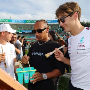 George Russell Names Lewis Hamilton as His “Motorsport Hero” in a Video by Mercedes