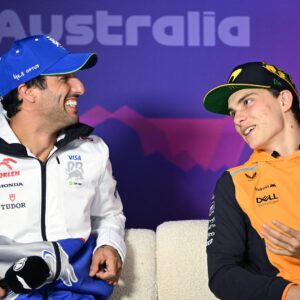 Daniel Ricciardo Shares Wholesome Helmet Swap Moment With Oscar Piastri at Singapore GP