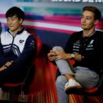 22 Yuki Tsunoda (JPN, Scuderia AlphaTauri), 63 George Russell (GBR, Mercedes-AMG Petronas F1 Team)