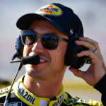 NASCAR Cup Series driver Joey Logano (22) during qualifying for the South Point 400 at Las Vegas Motor Speedway.
