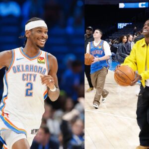 Shai Gilgeous-Alexander (L), Vicius Jr. (R)