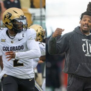 Shedeur Sanders and Cam Newton.