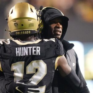 Travis Hunter and Deion Sanders