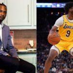 Kwame Brown (L) and Bronny James (R)