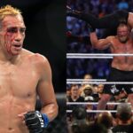 Tony Ferguson (L) Brock Lesnar (R)