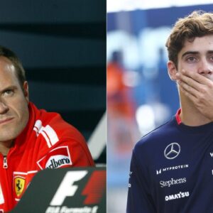 Rubens Barichello(L), Franco Colapinto(R)